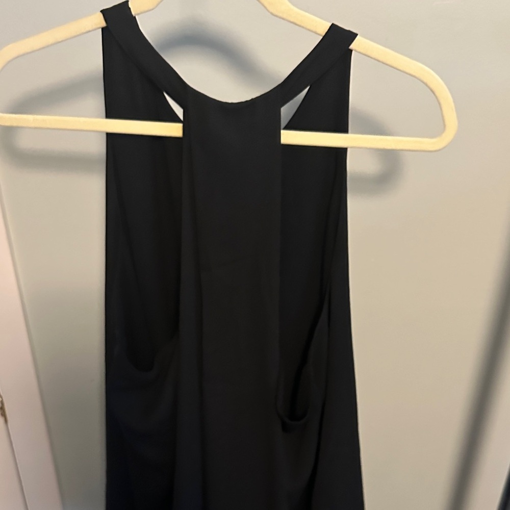 LOFT Black Racerback Sleeveless Blouse - Picture 3 of 5